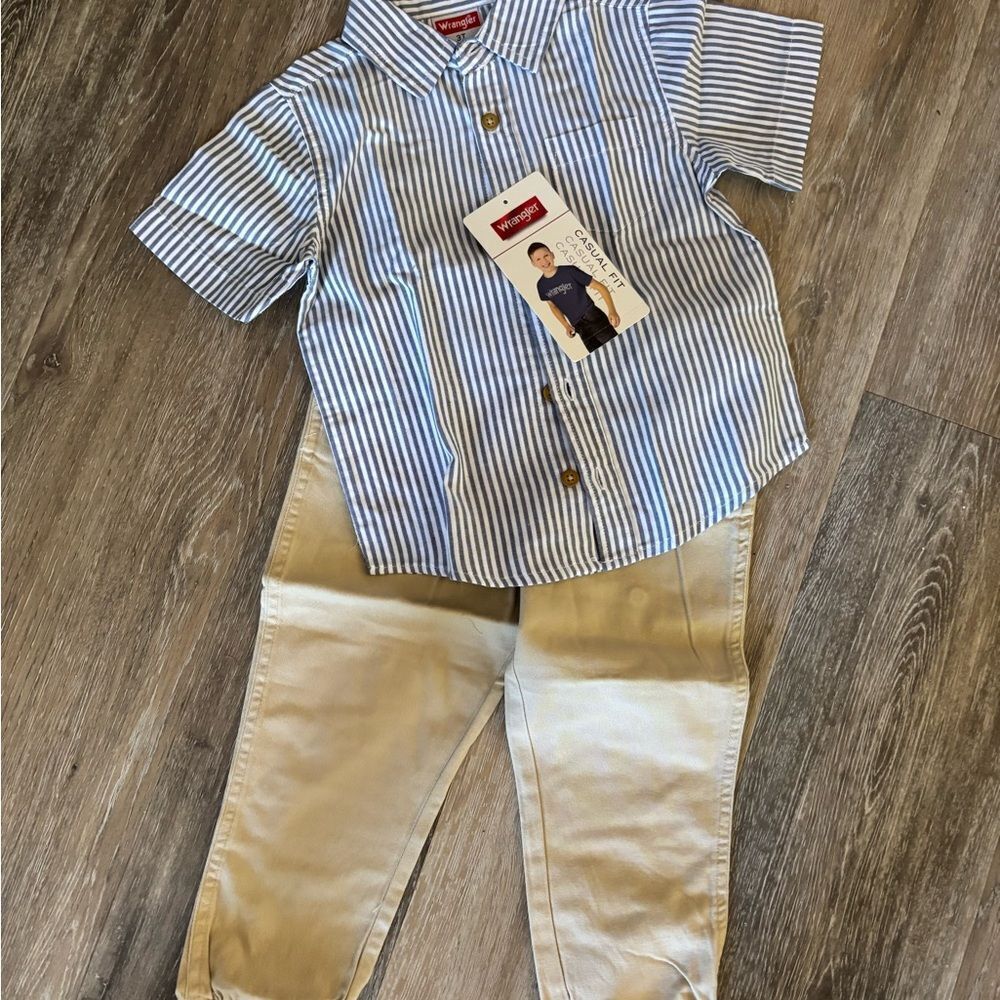 Boys Wrangler Pants Outfit Sz 3T